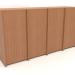 3d model Armario modular ST 07 (1530x409x816, rojo madera) - vista previa