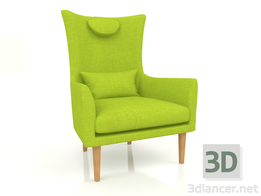 3D Modell Eleganza Hochstuhl - Vorschau