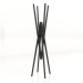 3d model Coat stand (black oak) - preview