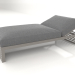 3d model Cama de descanso 100 (Gris cuarzo) - vista previa