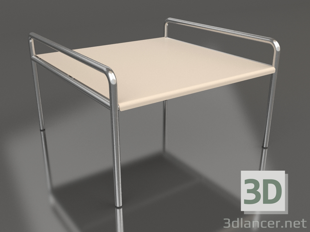 3d model Coffee table 76 with an aluminum tabletop (Sand) - preview