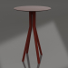 3d model Bar table (Wine red) - preview