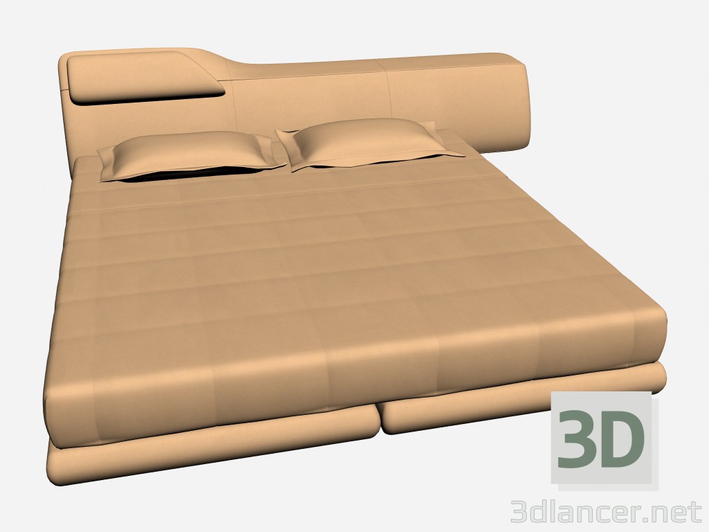 3d model Parque doble - vista previa