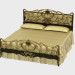 3d model Double bed - preview