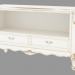 3d model Console with two drawers BN8812 (white with gold patina) - preview