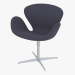 modello 3D Swan chair (sollevato) - anteprima