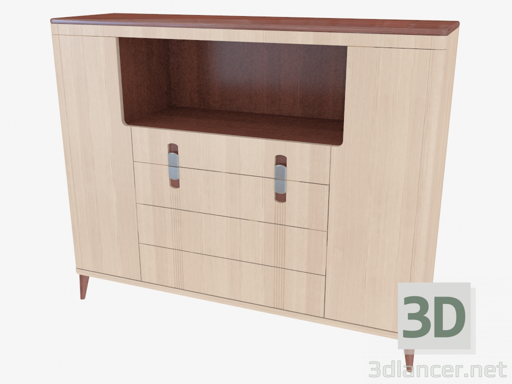 3d model Chest art. 08270302 + 1 (1684x508xh1377 mm) - preview