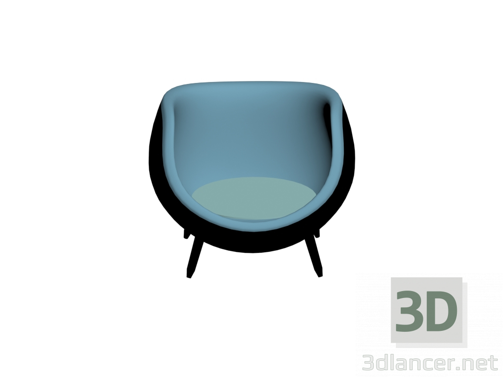 3d model Sillón - vista previa