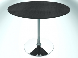 Table de restaurant ronde (RR30 Chrome CER3, Ø800 mm, 660 mm, base ronde)