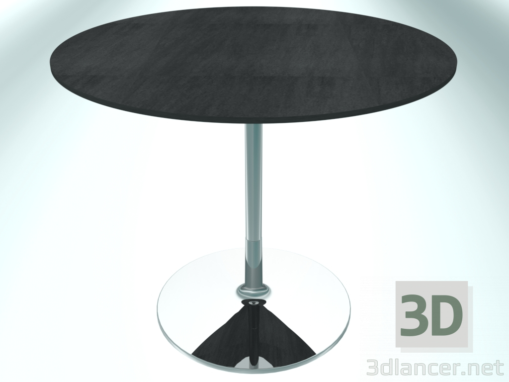 3d model Mesa de restaurante redonda (RR30 Chrome CER3, Ø800 mm, Н660 mm, base redonda) - vista previa