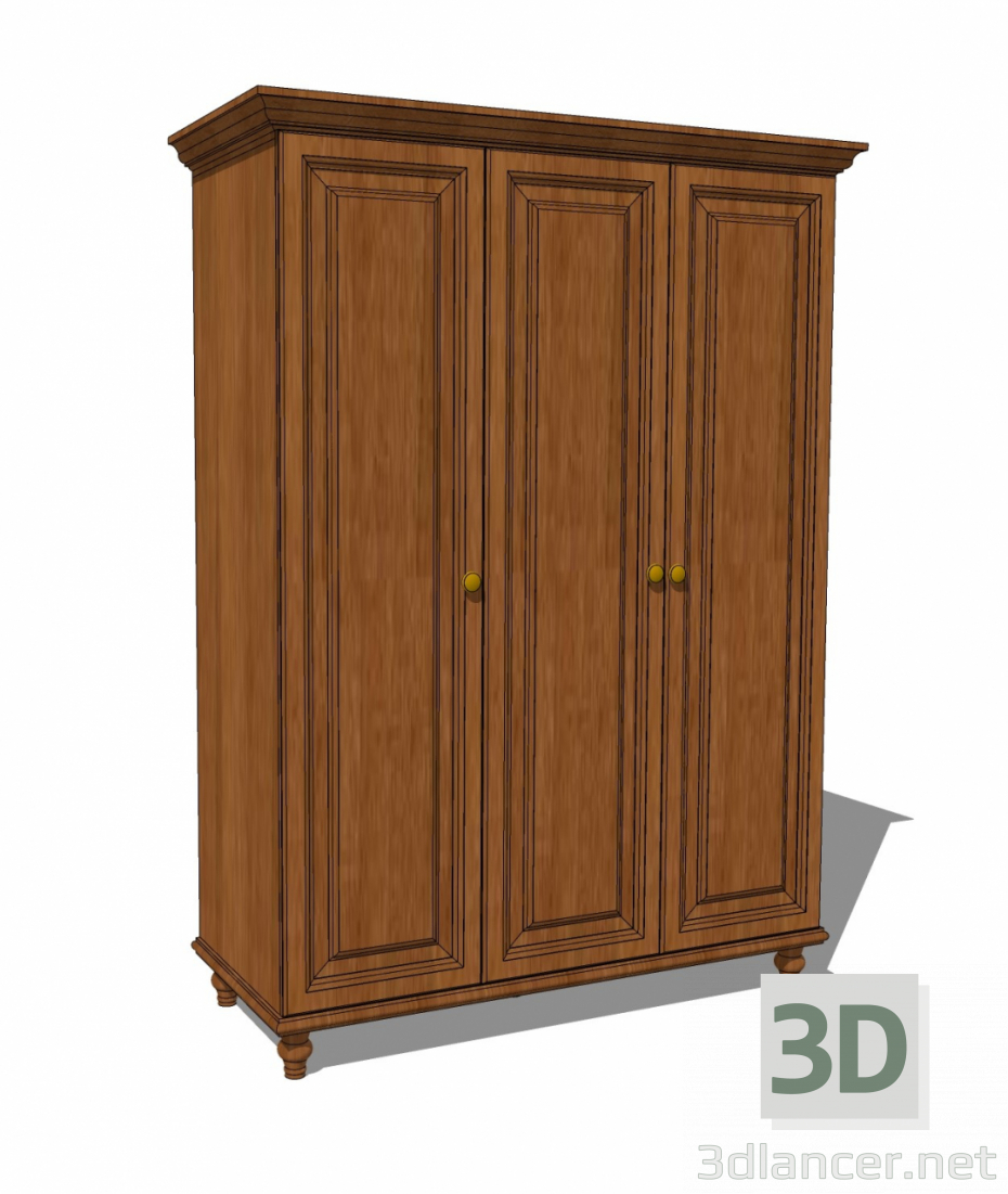 3D modeli dolap dolap - önizleme