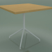 3d model Mesa cuadrada 5755 (H 74.5 - 80x80 cm, Roble natural, V12) - vista previa