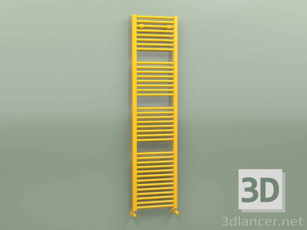 3d модель Полотенцесушитель GEO (1850x450, Melon yellow - RAL 1028) – превью