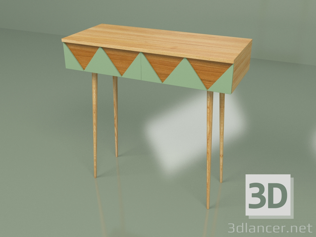 modello 3D Console Woo Scrivania (chiave) - anteprima