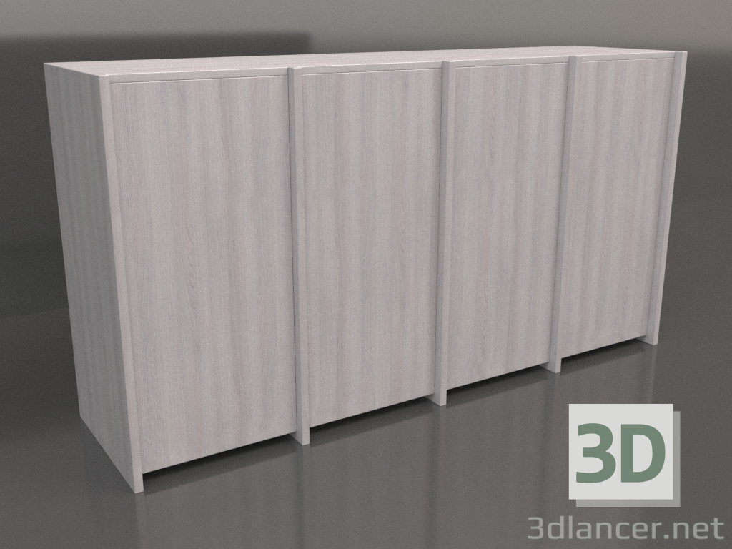 3D modeli Modüler gardırop ST 07 (1530x409x816, ahşap soluk) - önizleme