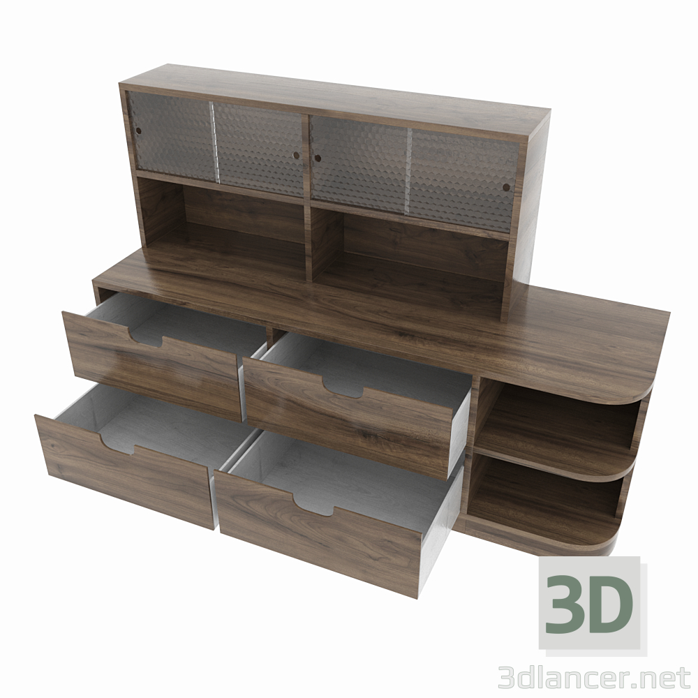 Kommode 3D-Modell kaufen - Rendern