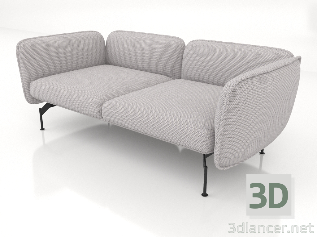 3d model Sofá para 2 personas - vista previa