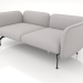 3D Modell Sofa für 2 Personen - Vorschau