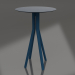 modèle 3D Table de bar (Gris bleu) - preview