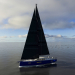 3d Sailing yacht RM1380 model buy - render