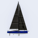 3d Sailing yacht RM1380 model buy - render