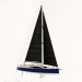 3d Sailing yacht RM1380 model buy - render