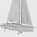 3d Sailing yacht RM1380 model buy - render