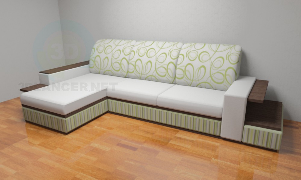 3D Modell Sofa "Delta" - Vorschau