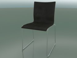 Sliding chair, extra width, with leather interior (127)