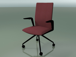 Silla 4825 (4 ruedas, con tapizado frontal - tela, V39)