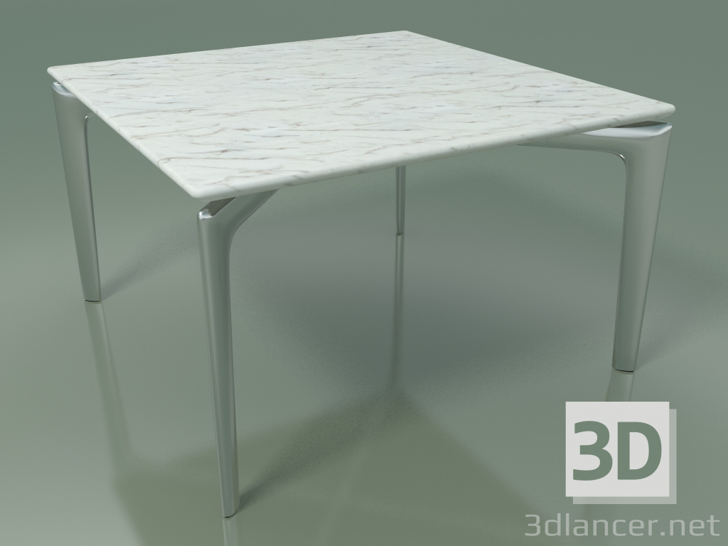 3D Modell Quadratischer Tisch 6710 (H 36,5 - 60 x 60 cm, Marmor, LU1) - Vorschau