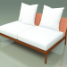 3d model Central sofa module 006 (Metal Rust, Batyline Orange) - preview