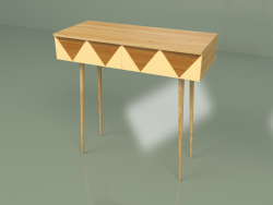 Console Woo Desk (jaune ocre)