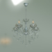 3d model Pendant chandelier Escada 10109-5 (chrome-azure crystal) - preview