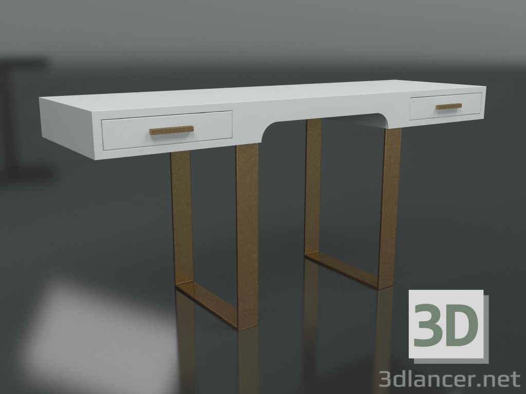 modello 3D Scrivania P012 - anteprima