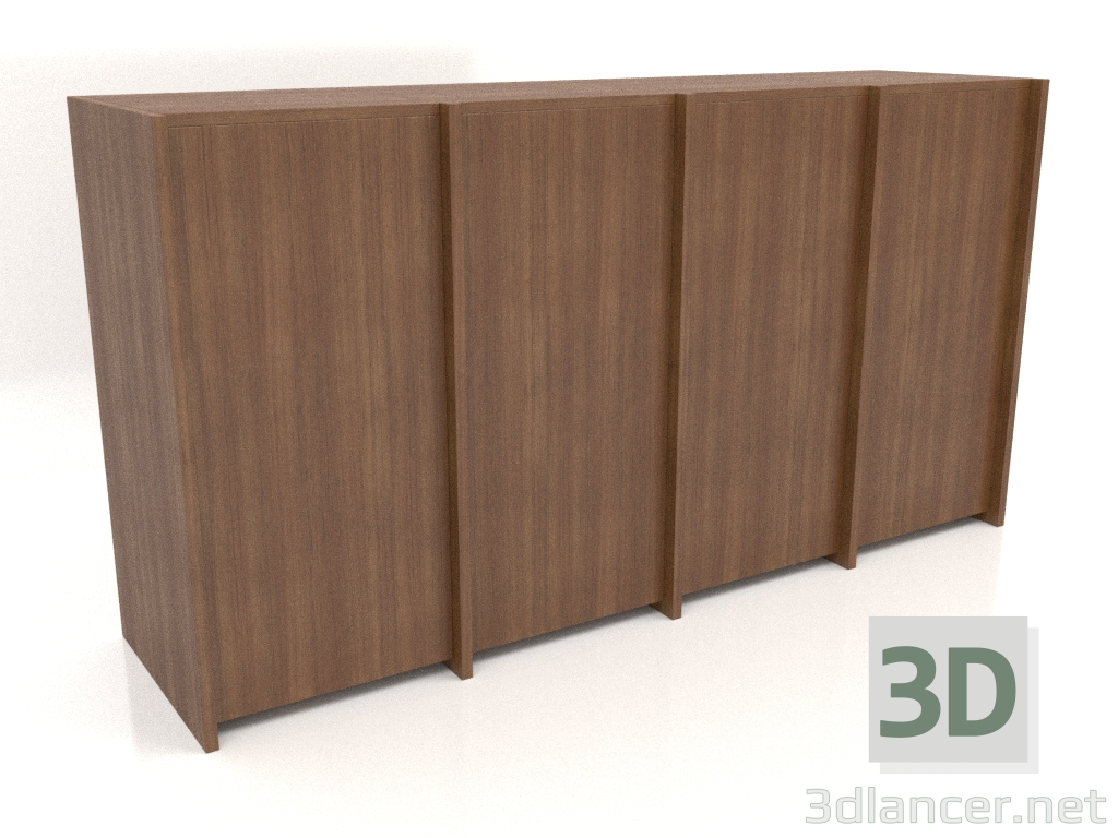 3d model Armario modular ST 07 (1530x409x816, marrón madera claro) - vista previa