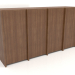 3D Modell Modulschrank ST 07 (1530x409x816, Holzbraun hell) - Vorschau