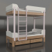 modello 3D Letto a castello TUNE J (UPTJA1) - anteprima