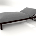 3d model Cama para descanso 100 (Negro) - vista previa