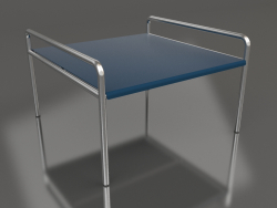 Couchtisch 76 mit Aluminium-Tischplatte (Graublau)