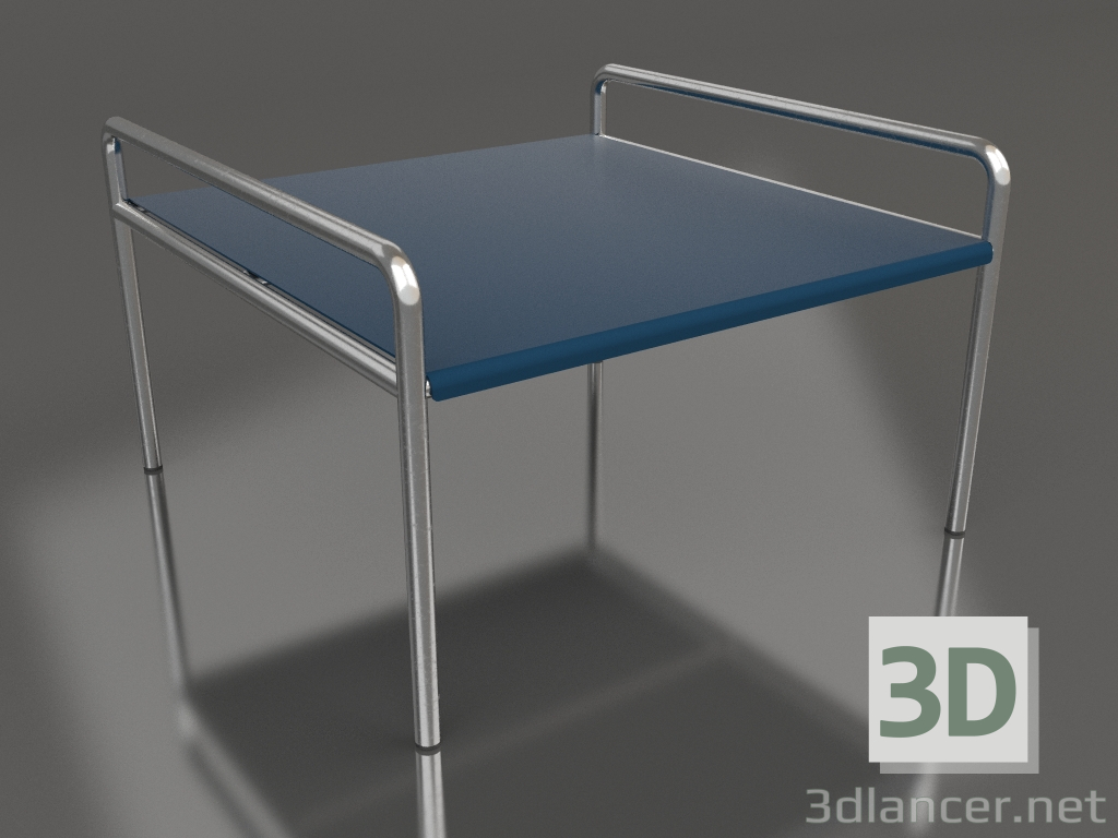 3D modeli Alüminyum tablalı sehpa 76 (Gri mavi) - önizleme