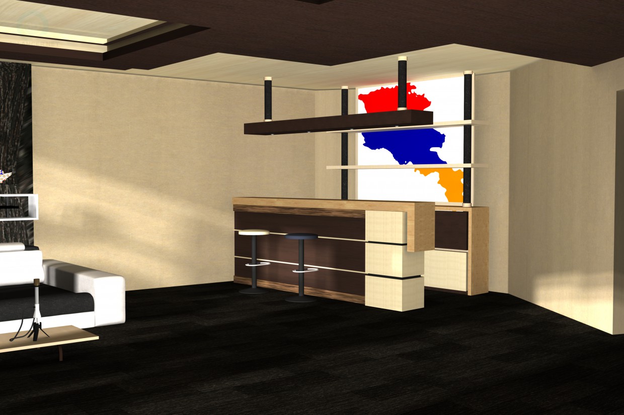 Modelo 3d Sala de estar - preview