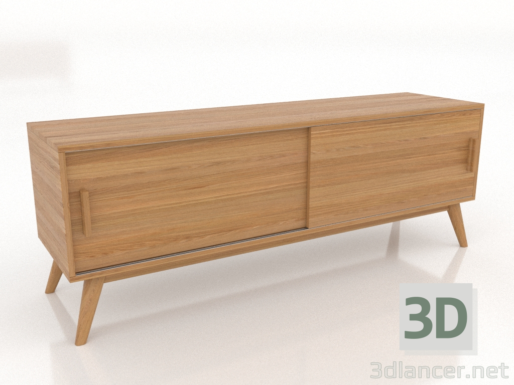 3D modeli TV sehpası 2 1500 mm (doğal meşe) - önizleme 3D modeli TV sehpası 2 1500 mm (doğal meşe) - önizleme