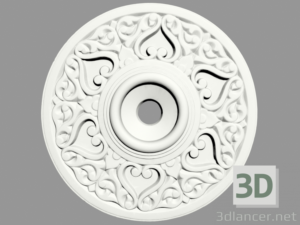 3D modeli Tavan çıkışı (P129) - önizleme