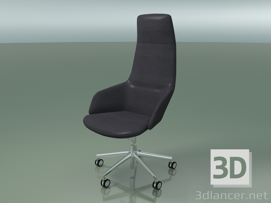 3d model Silla de oficina con 5 ruedas 1924 - vista previa