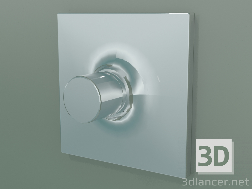 3d model Built-in shower mixer (18655000) - preview