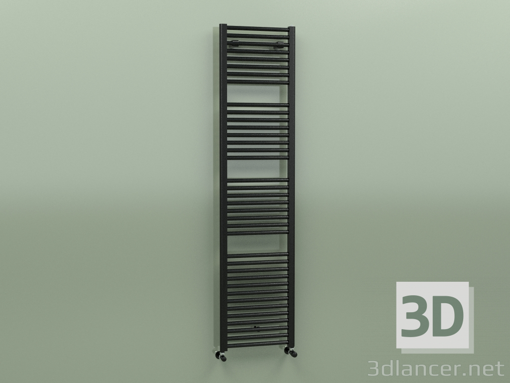 Modelo 3d Barra de toalha GEO (1850x450, Preto - RAL 9005) - preview