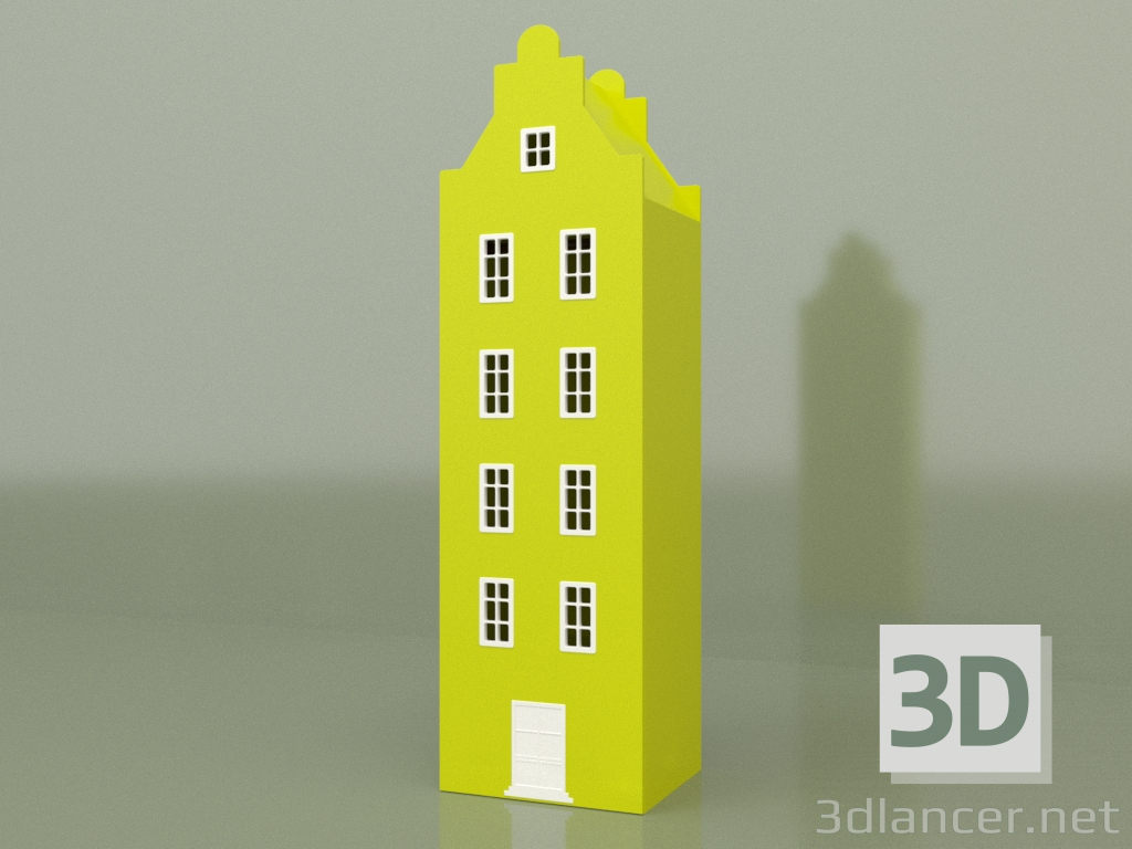 3D modeli Gardırop-lojman ASH-7XL (Kireç) - önizleme