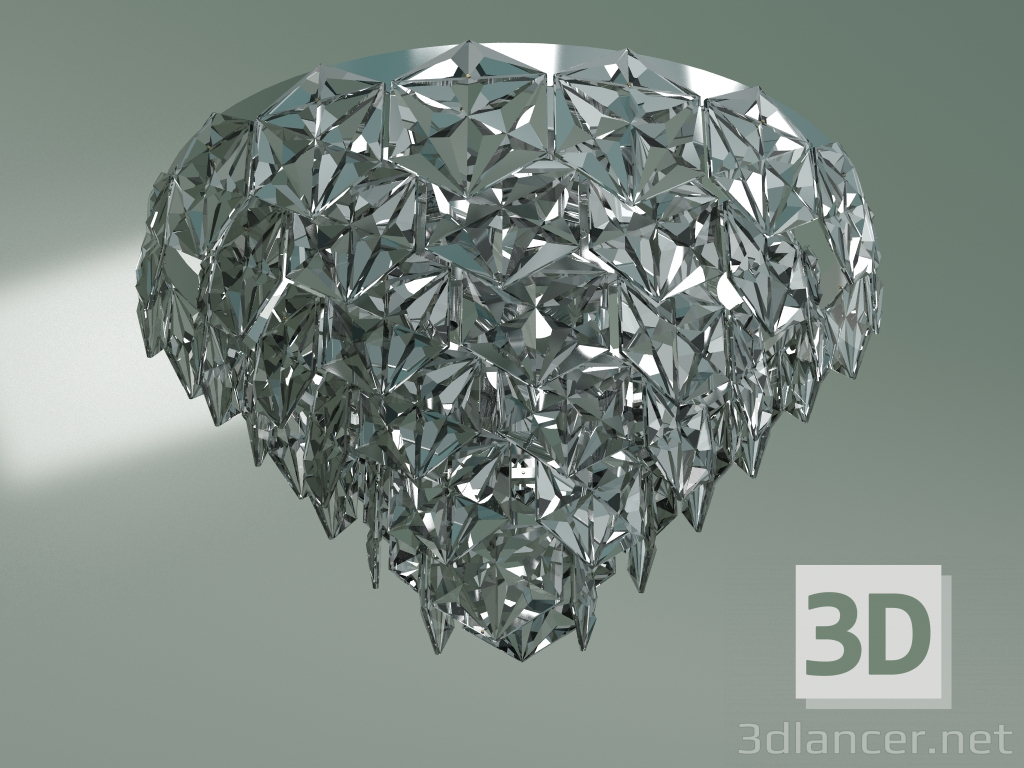 modèle 3D Lustre de plafond 296-12 (Strotskis) - preview