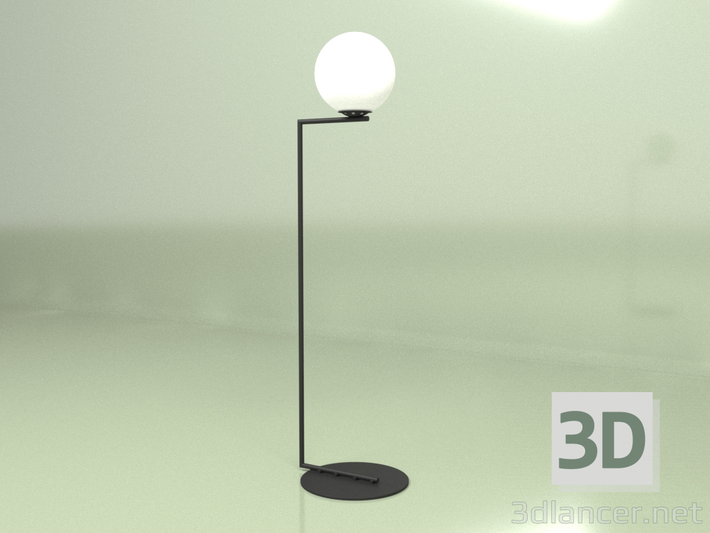 3d model Lámpara de pie Negro Perla - vista previa